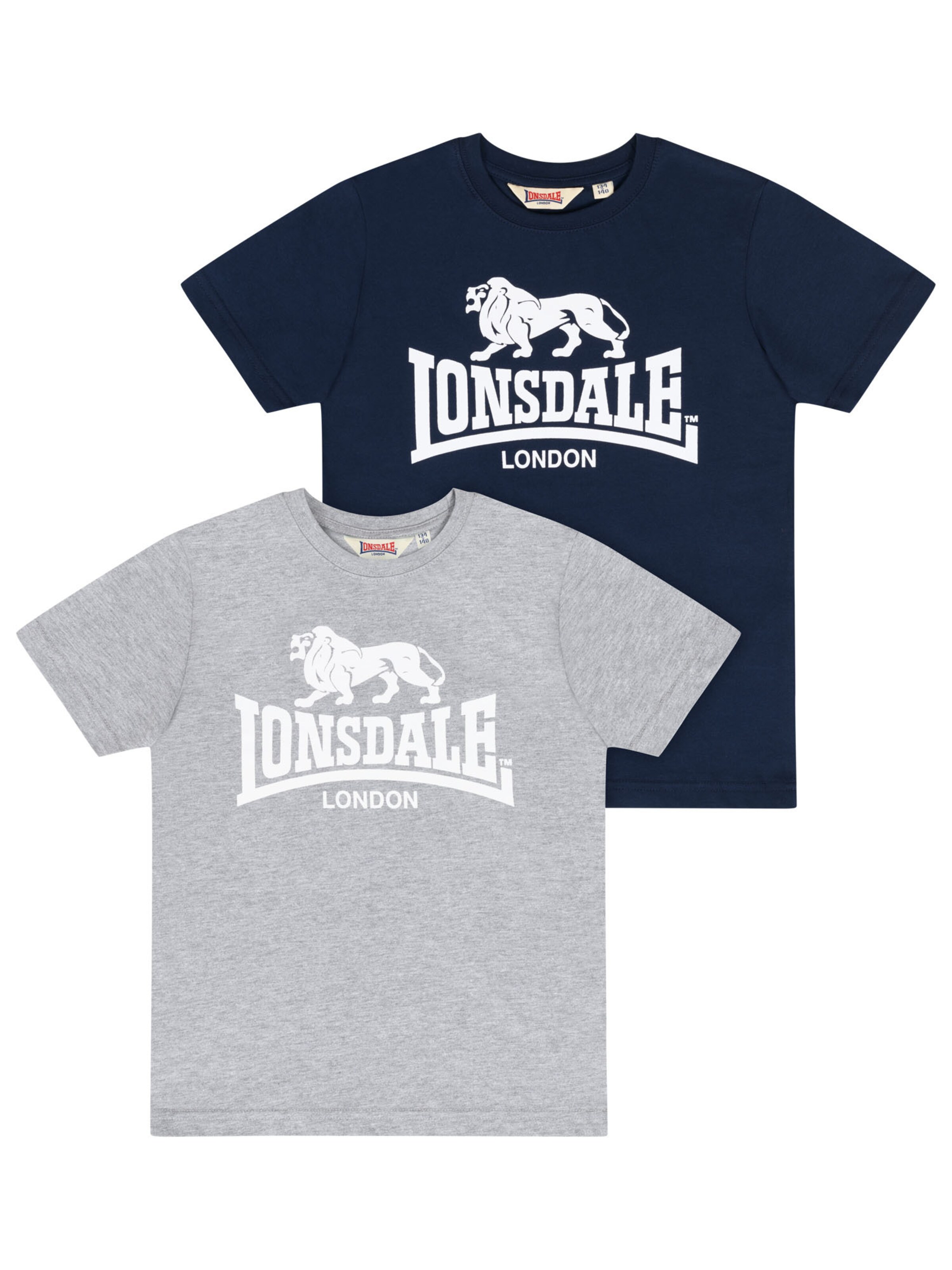 LONSDALE Футболка 'KELSO' в Синий: спереди