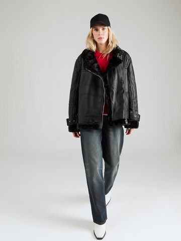 TOPSHOP Jacke in Schwarz