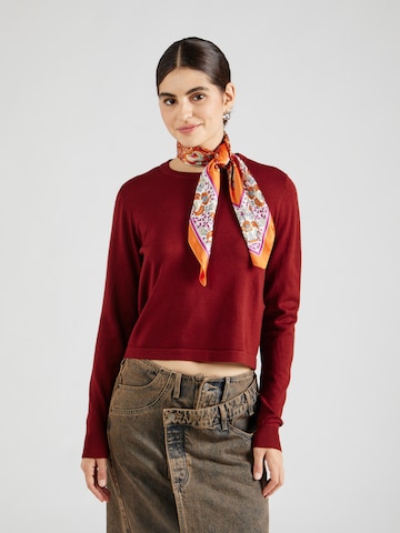 Pull-over 'VMSILJE' VERO MODA en rouge : devant
