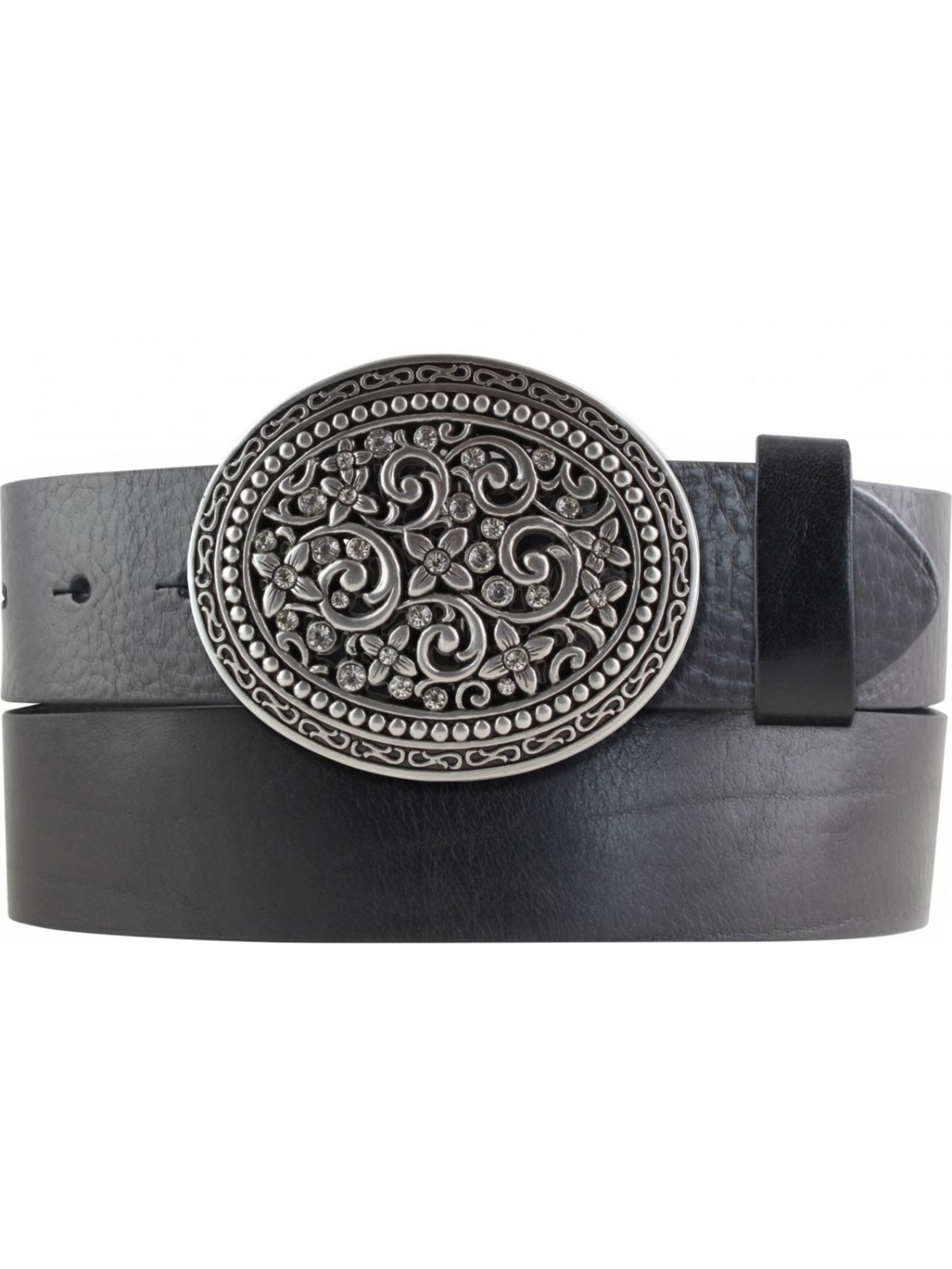 BELTINGER Gürtel 'Siena'‌‌ in Schwarz: Vorderseite