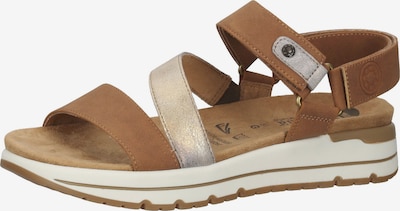 Bama Strap Sandals in Brown / Gold, Item view