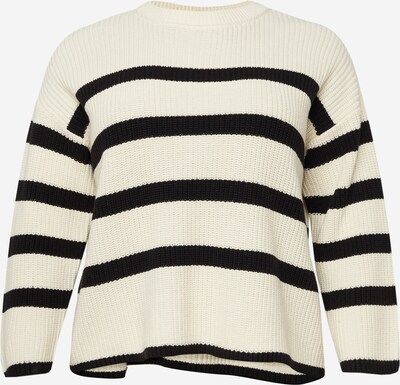 Selected Femme Curve Sweater 'BLOOMIE' in Black / Off white, Item view