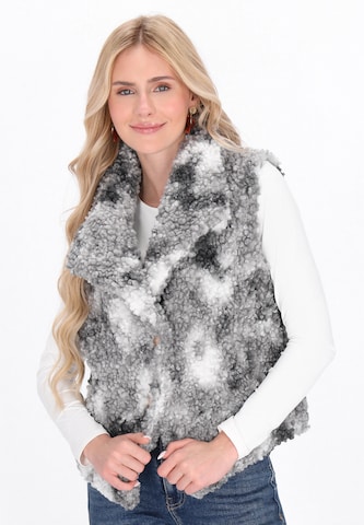 Gilet 'Fashion Look' IZIA en gris : devant
