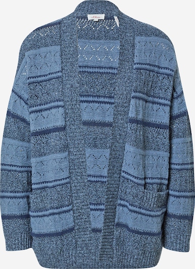 s.Oliver Knit Cardigan in Navy / Smoke blue, Item view
