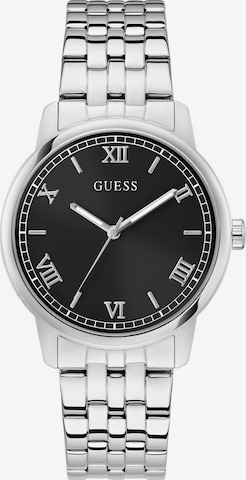 GUESS Analogt ur ' CHANDLER ' i sølv: forside