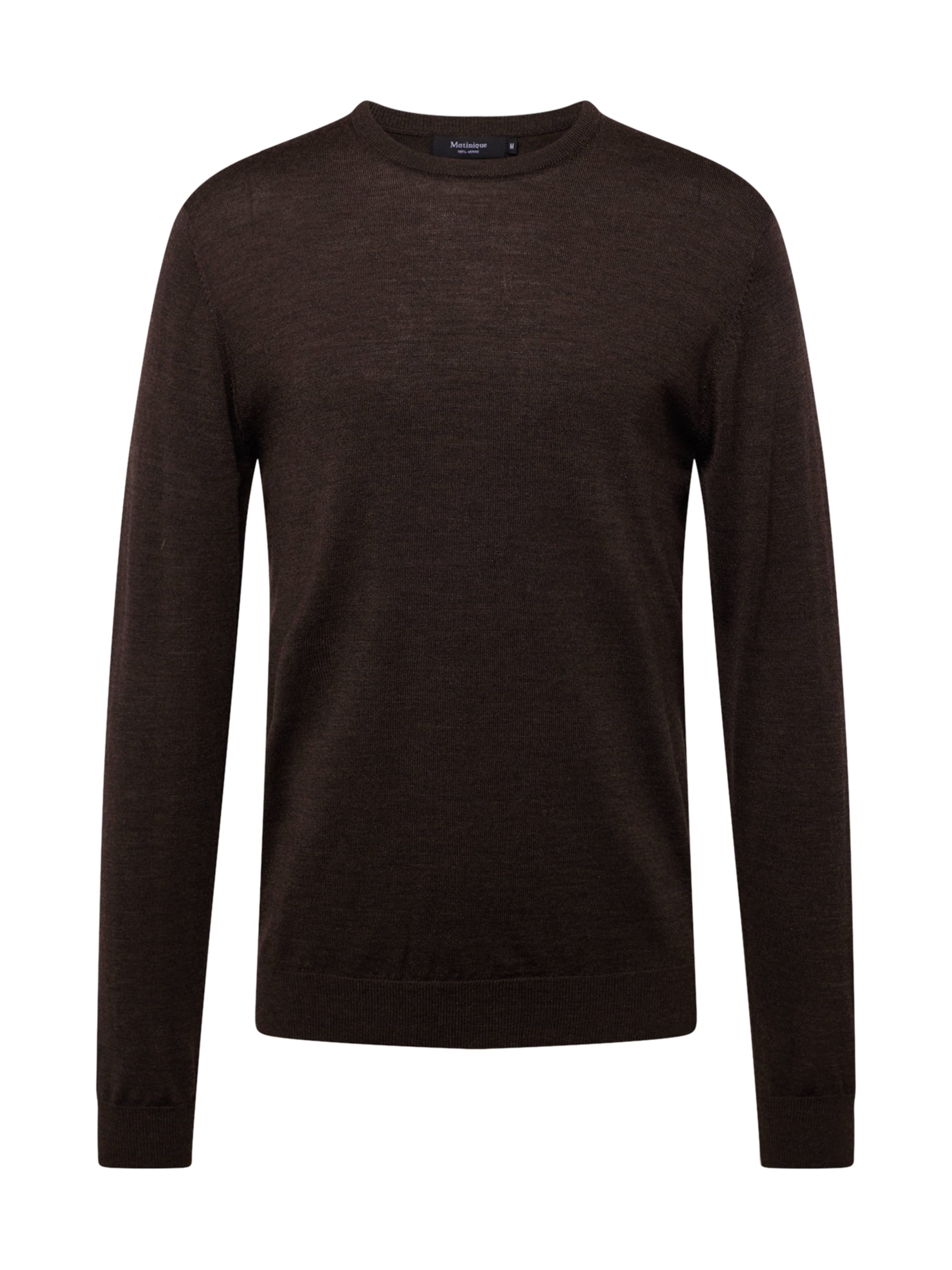 Matinique Svetr 'Margrate' – hnědá: přední strana