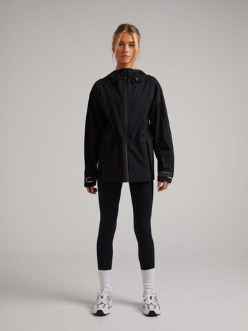 JACK1T Outdoorjas ' Isotope Regenjacke ' in Zwart
