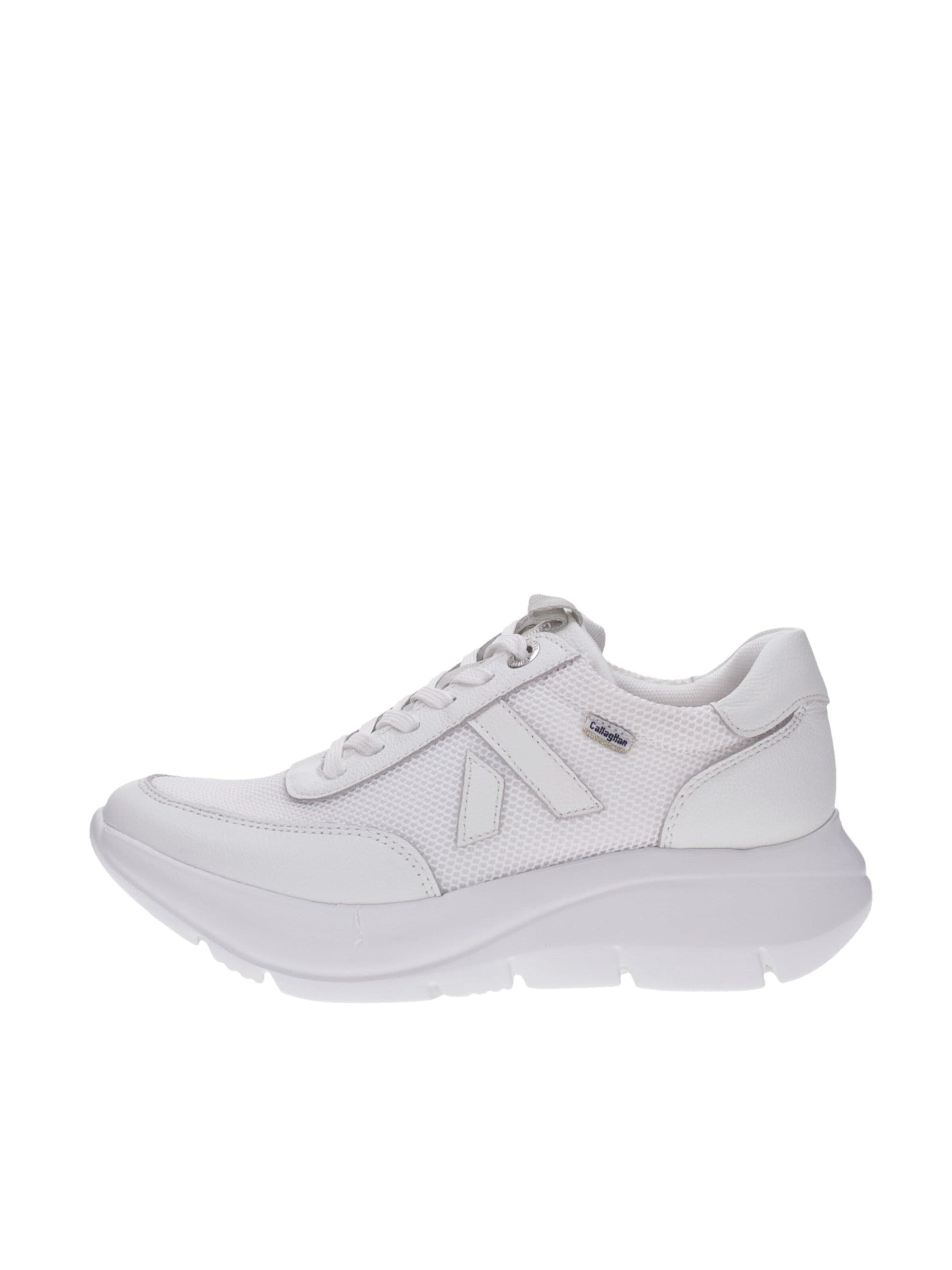 Sneaker bassa di Callaghan in bianco: frontale