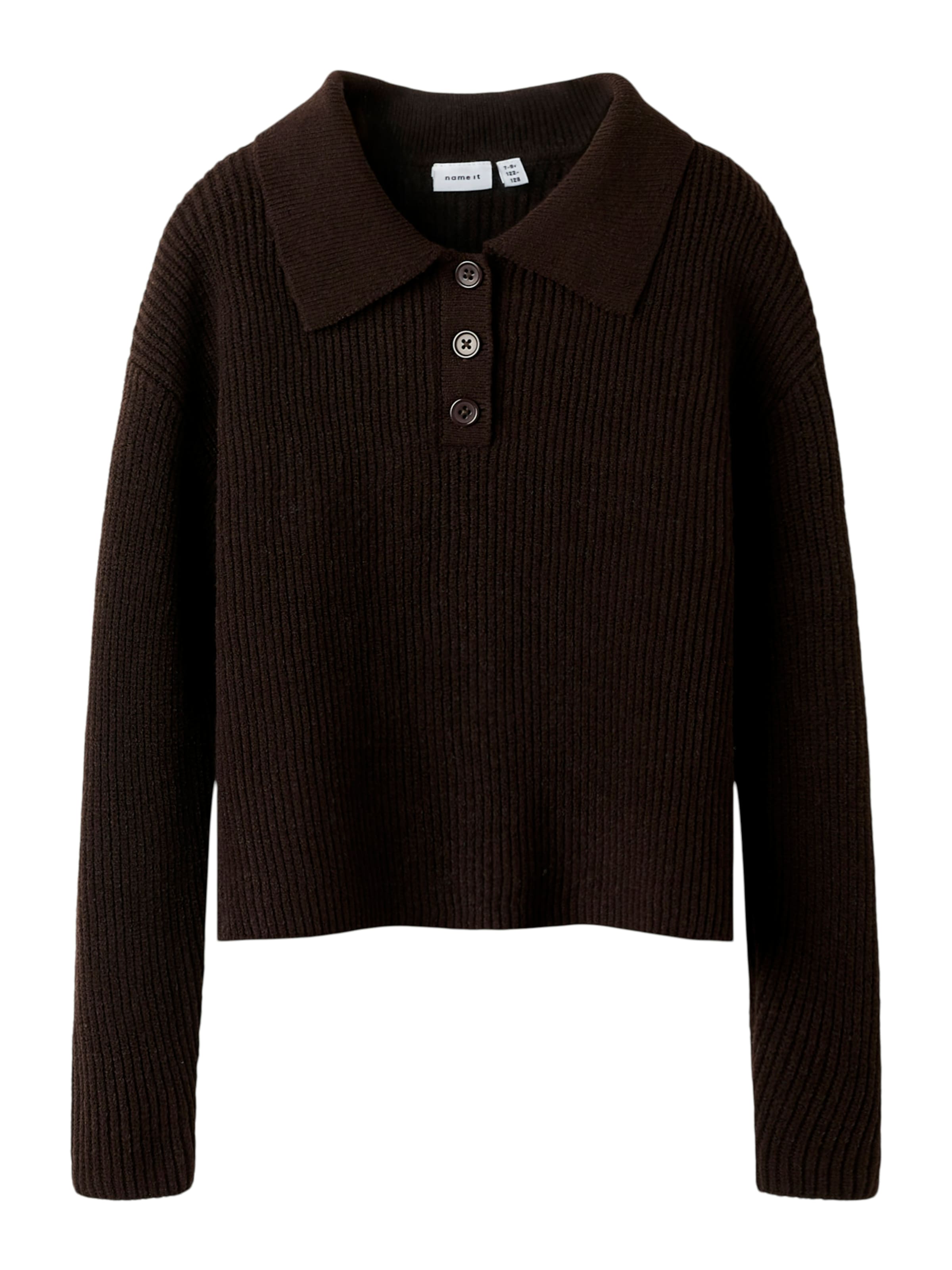 NAME IT Kampsun 'NKFNia', värv pruun: eest vaates