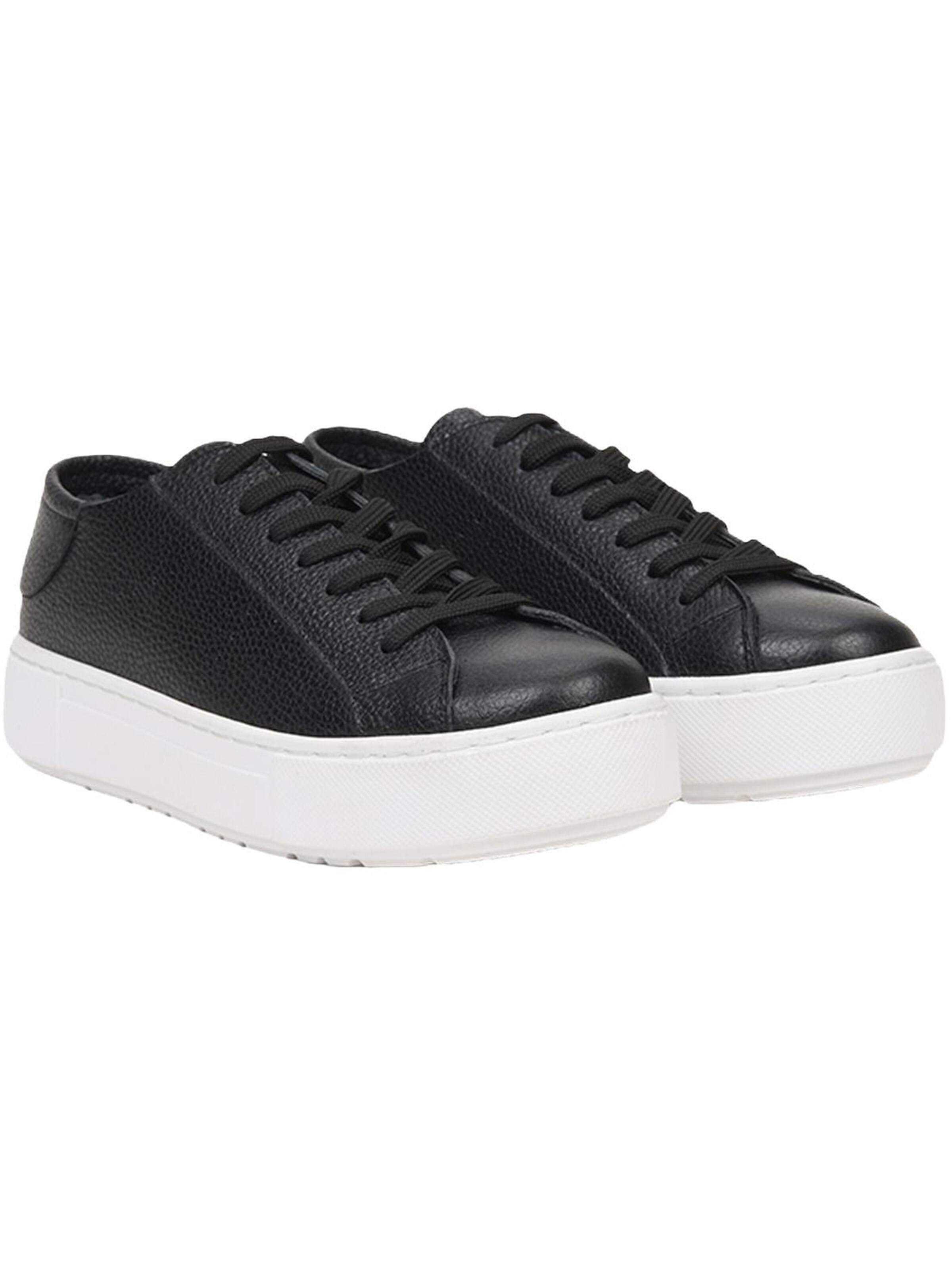 Desa Slipper 'Schnürschuhe'‌‌‌‌‌‌‌‌ in Schwarz: Vorderseite