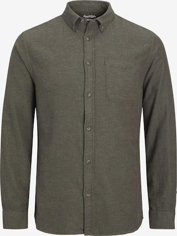 Coupe slim Chemise JACK & JONES en vert : devant