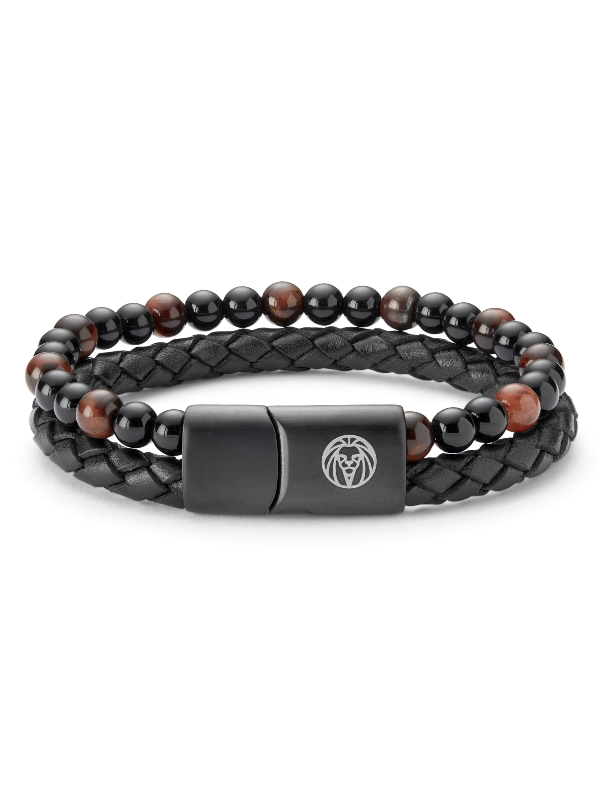 Lucleon Bracelet 'Icon' in Black: front
