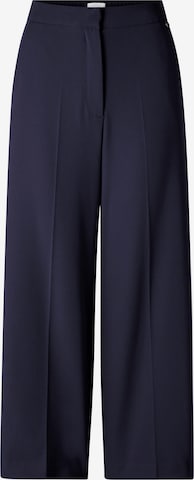 Rich & Royal Pleated Pants in Blue: front