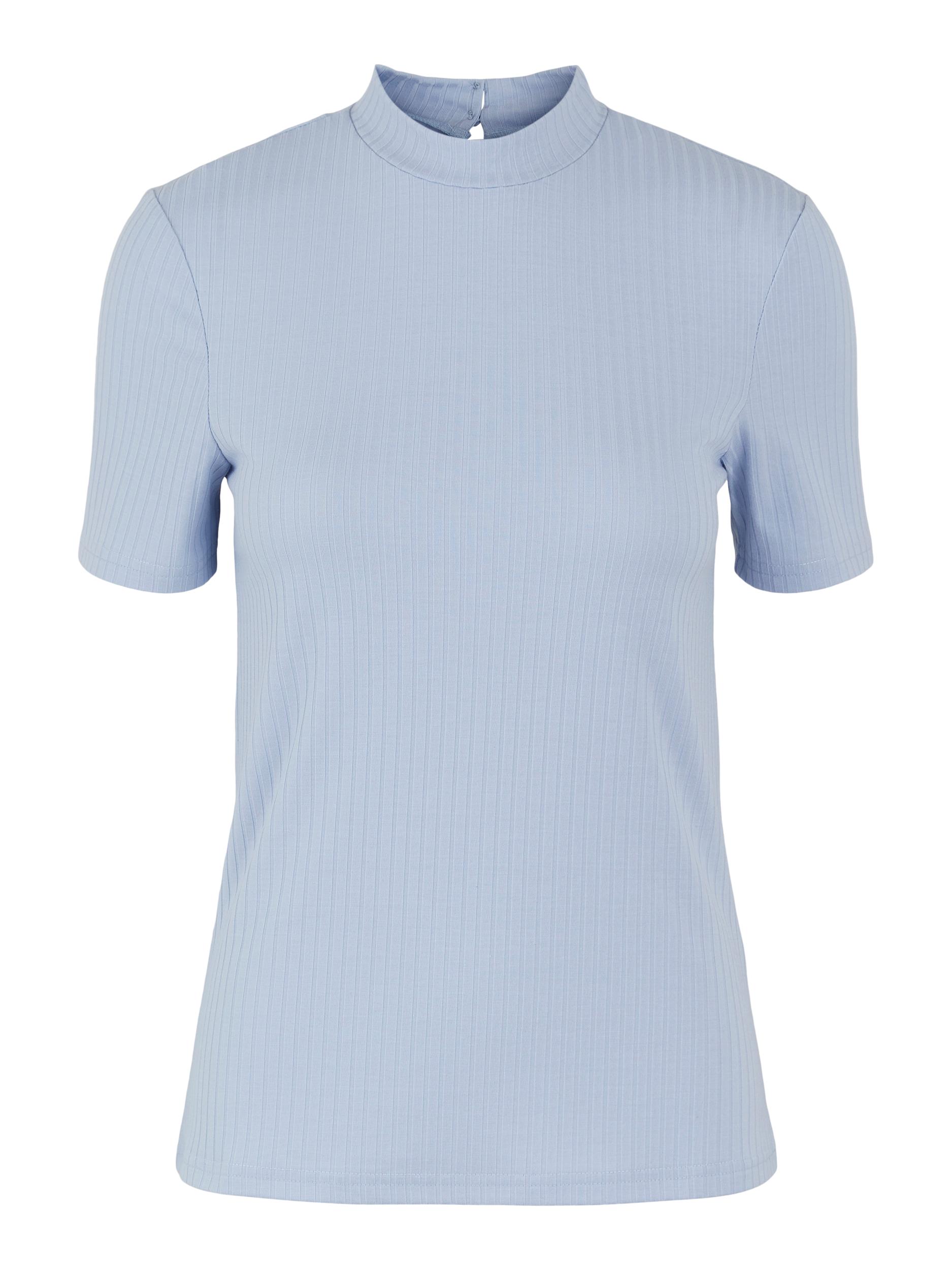 Odzież CNhh0 PIECES Koszulka Kylie w kolorze Błękitnym 