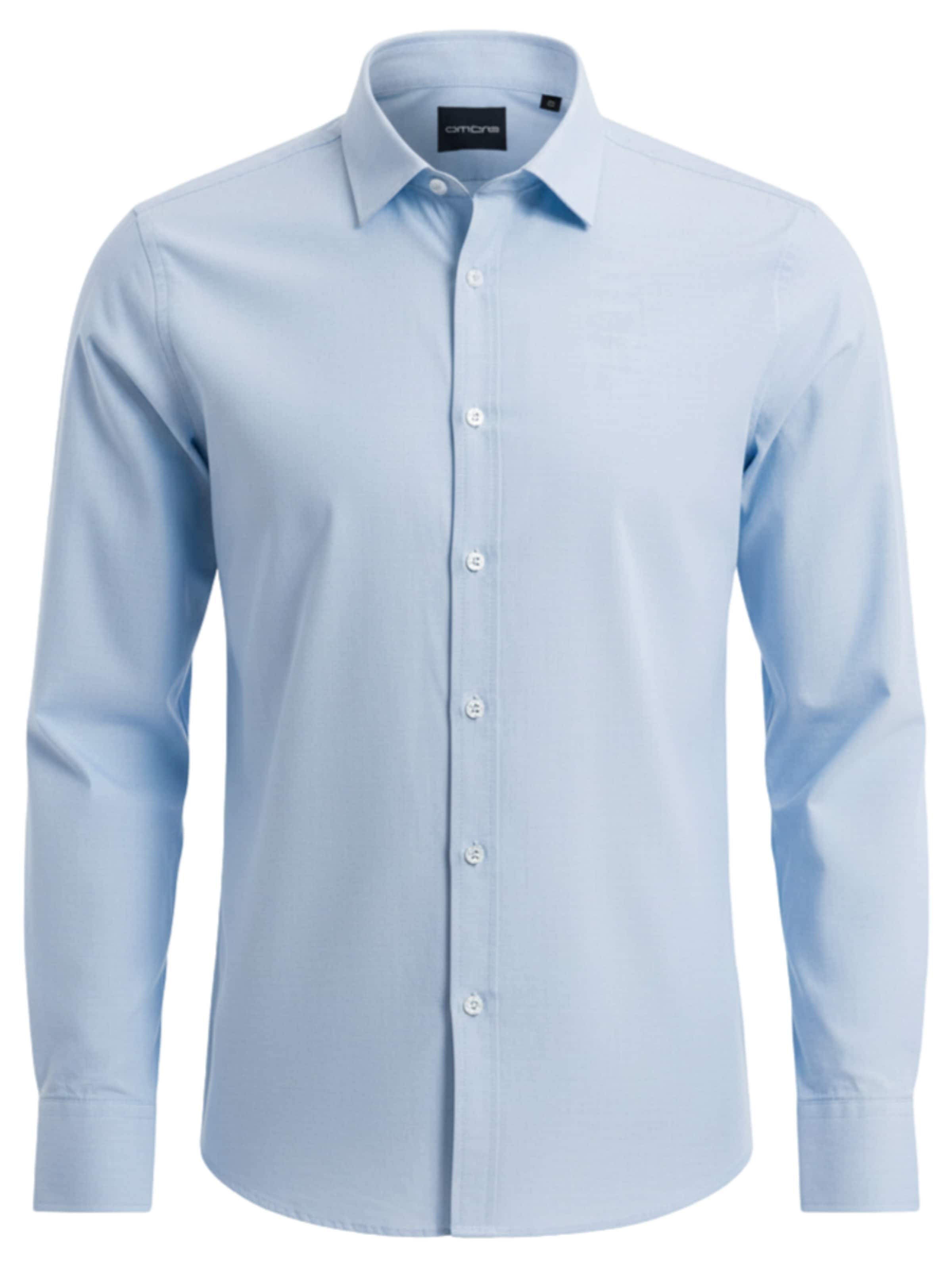 Ombre Regular fit Button Up Shirt in Blue: front