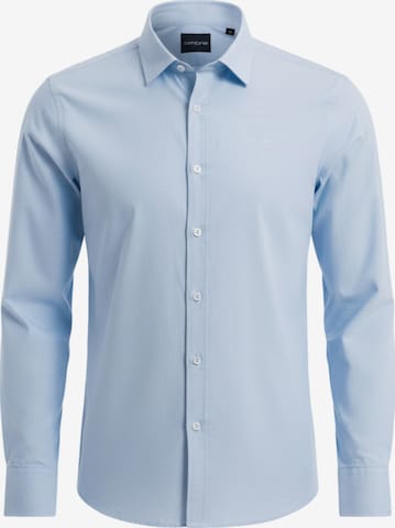 Ombre Hemd in Blau: Vorderseite