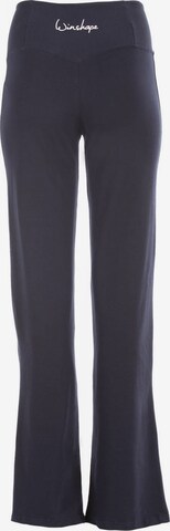 évasé Pantalon de sport 'WH3' Winshape en bleu