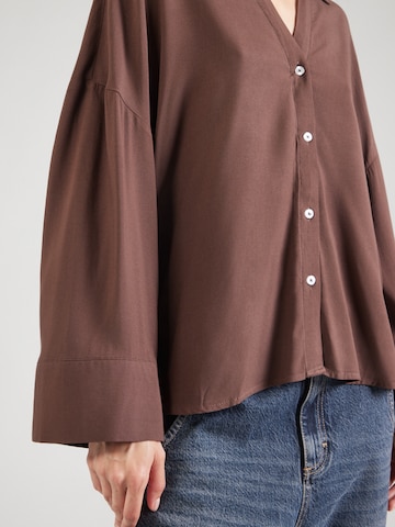 JDY Bluse 'JDYLAUREL' in Braun
