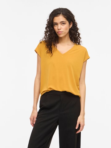 VILA T-Shirt 'VIModala' in Gelb: Vorderseite