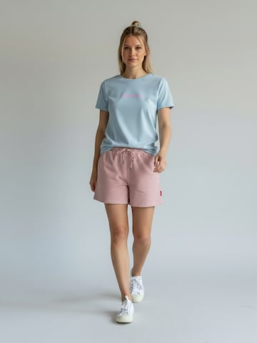 salzhaut Shirt 'Steentje - Küstenliebe' in Blauw: voorkant