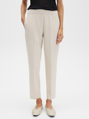 Someday Regular Pleated Pants 'Charlie' in Beige: front