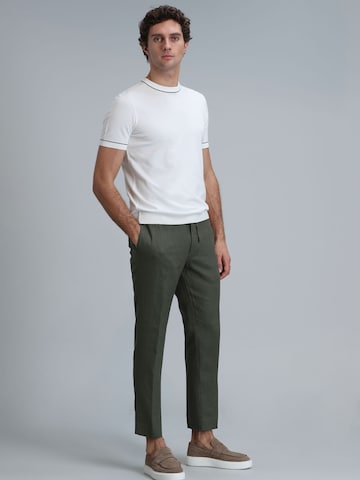 Lufian Slim fit Chino trousers 'KARL' in Green