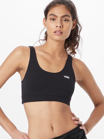 VANS Bralette Bra in Black: front