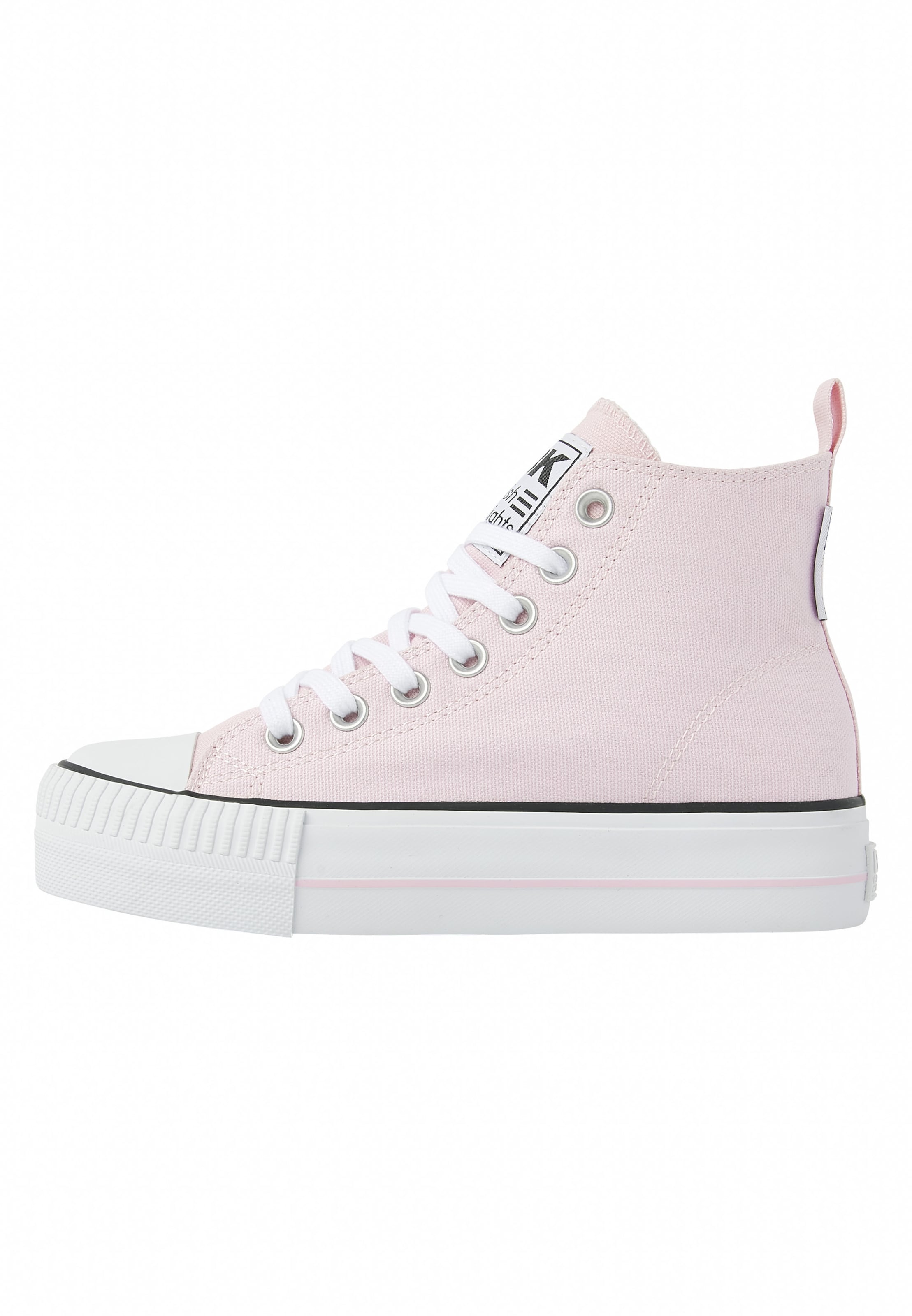 BRITISH KNIGHTS - Sapatilhas altas 'KAYA MID' em rosa: frente