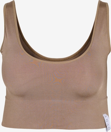 Bustino Reggiseno 'LANVIM' di Devoted by Zizzi in beige: frontale