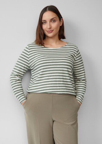 T-shirt s.Oliver en vert : devant