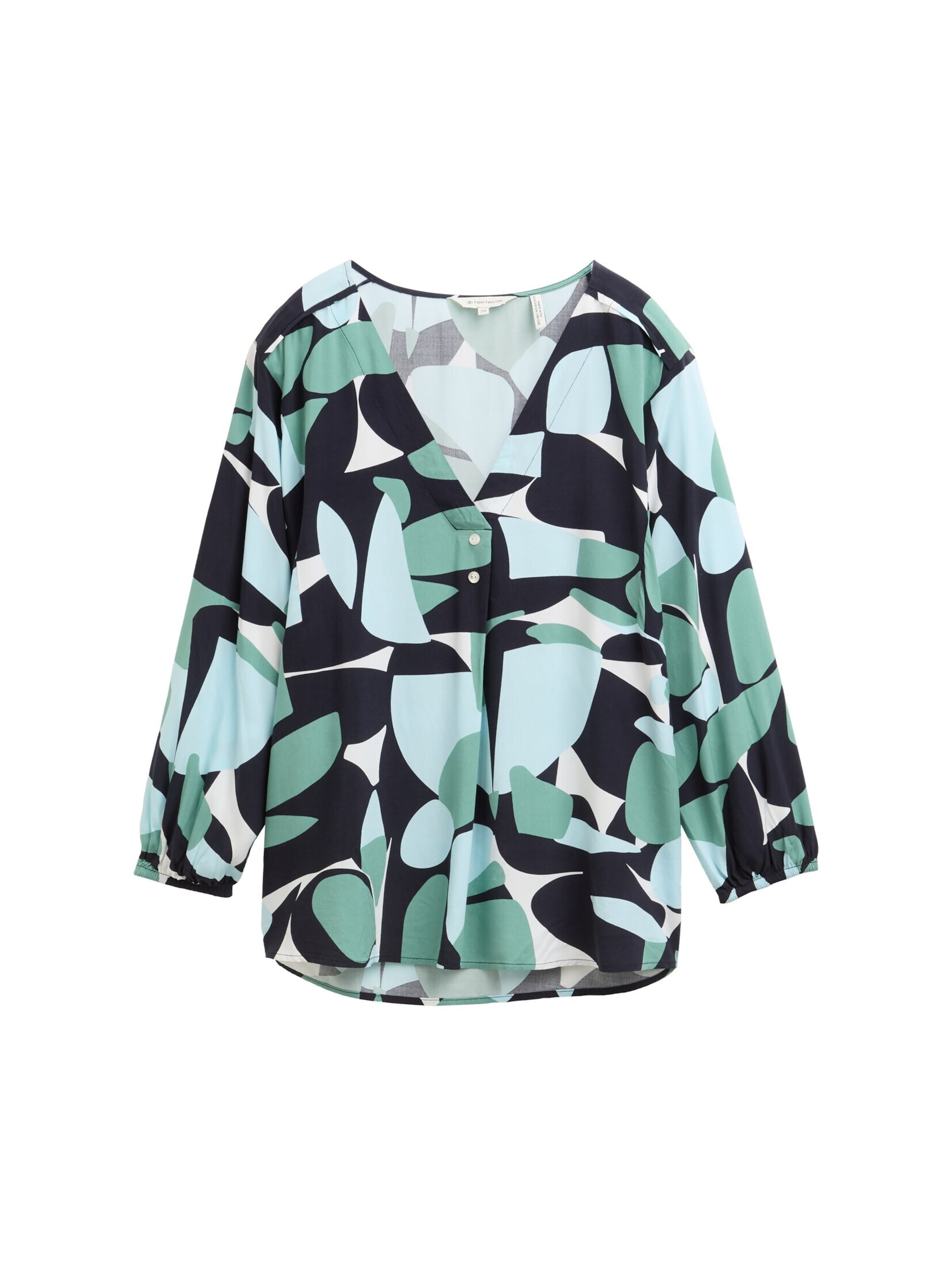 TOM TAILOR Bluse in Grün: Vorderseite