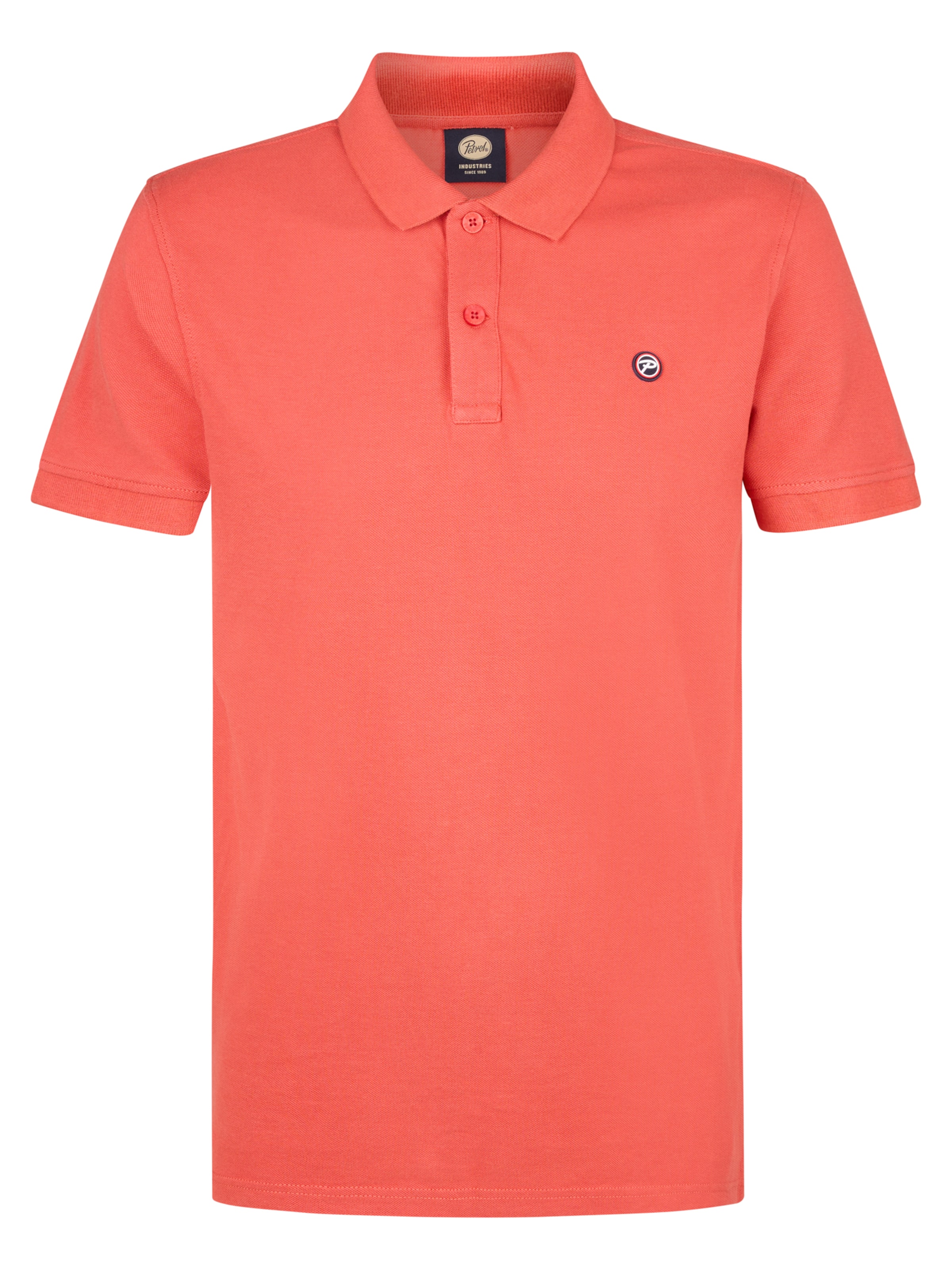 Petrol Industries Μπλουζάκι 'Dolphin' σε κόκκινο: μπροστά