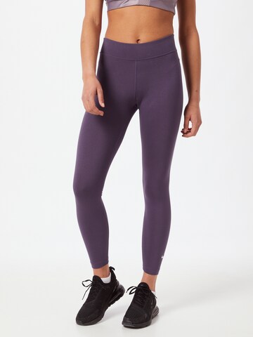 Nike Sportswear Skinny Legíny – fialová: přední strana