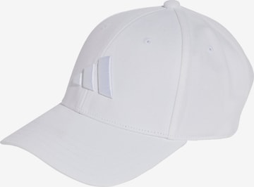 ADIDAS PERFORMANCE Sportcap 'B-Ball Tonal' in Weiß: Vorderseite