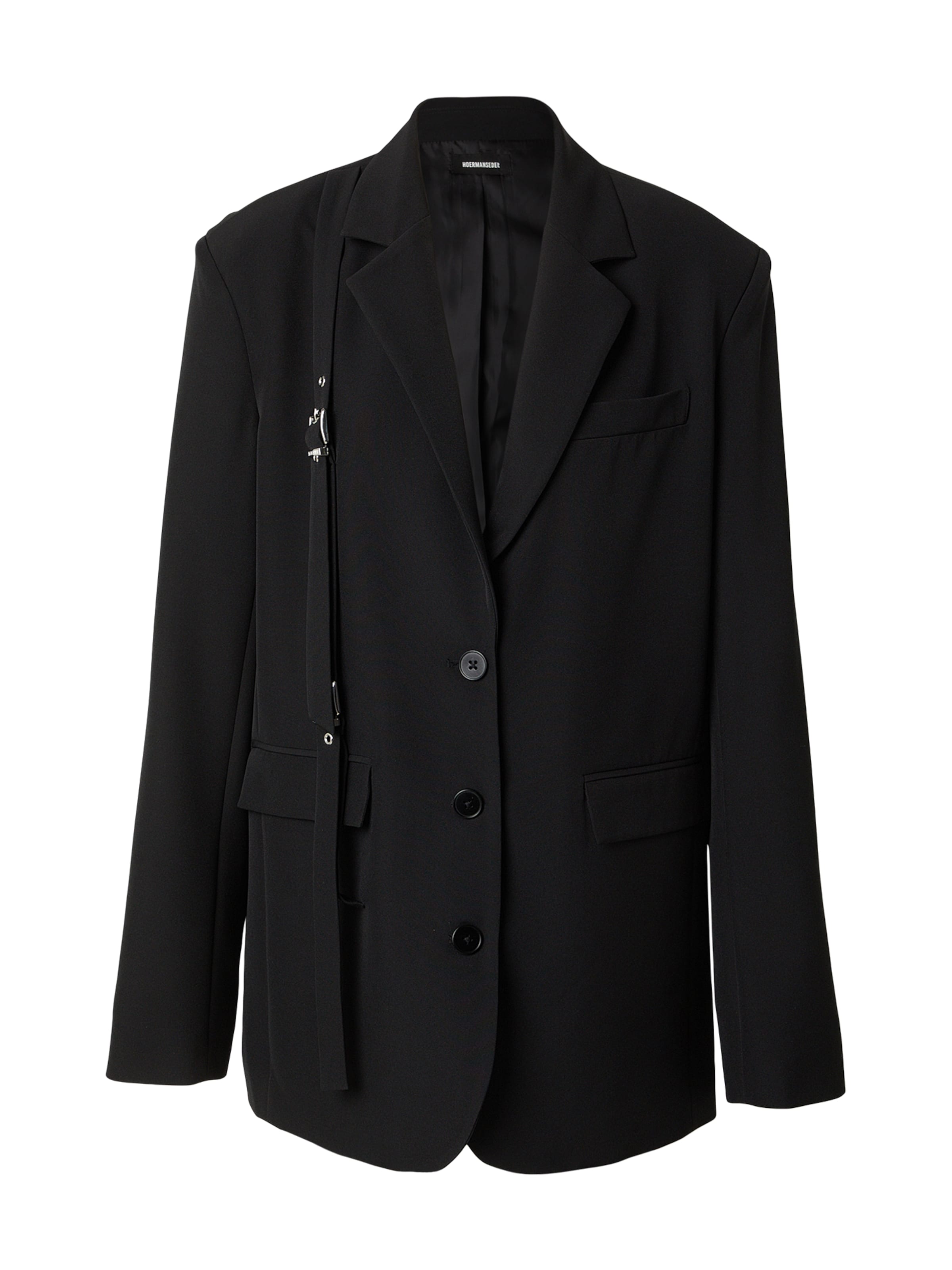 Hoermanseder Blazer 'Leoni' en noir, Vue avec produit