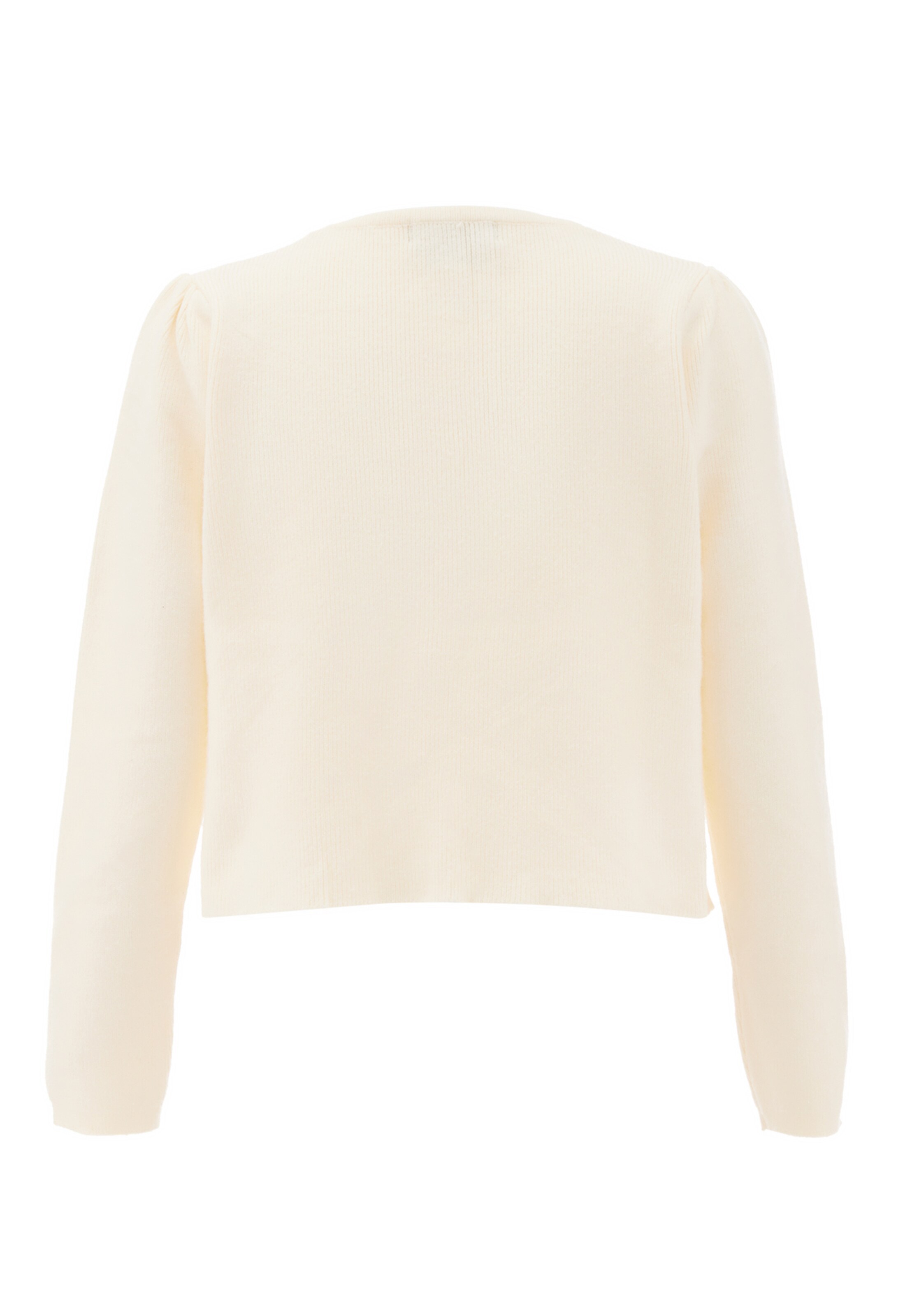 NAEMI - Casaco de malha em branco