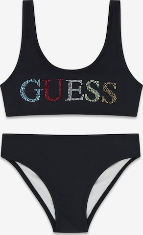 Maillot de bain GUESS en noir : devant