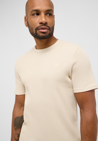MUSTANG T-Shirt ' Austin ' in Beige