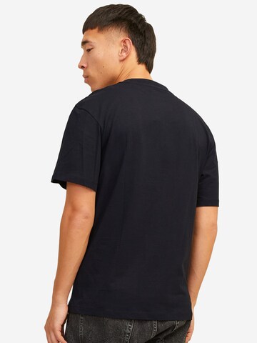 JACK & JONES Shirt 'Caleb Varsity' in Zwart