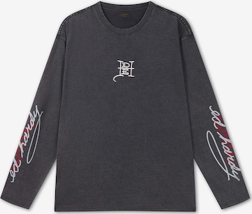 Ed Hardy Paita 'Flying Twin Dragon' värissä harmaa: etupuoli
