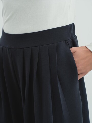 C&City Wide leg Bandplooibroek in Grijs