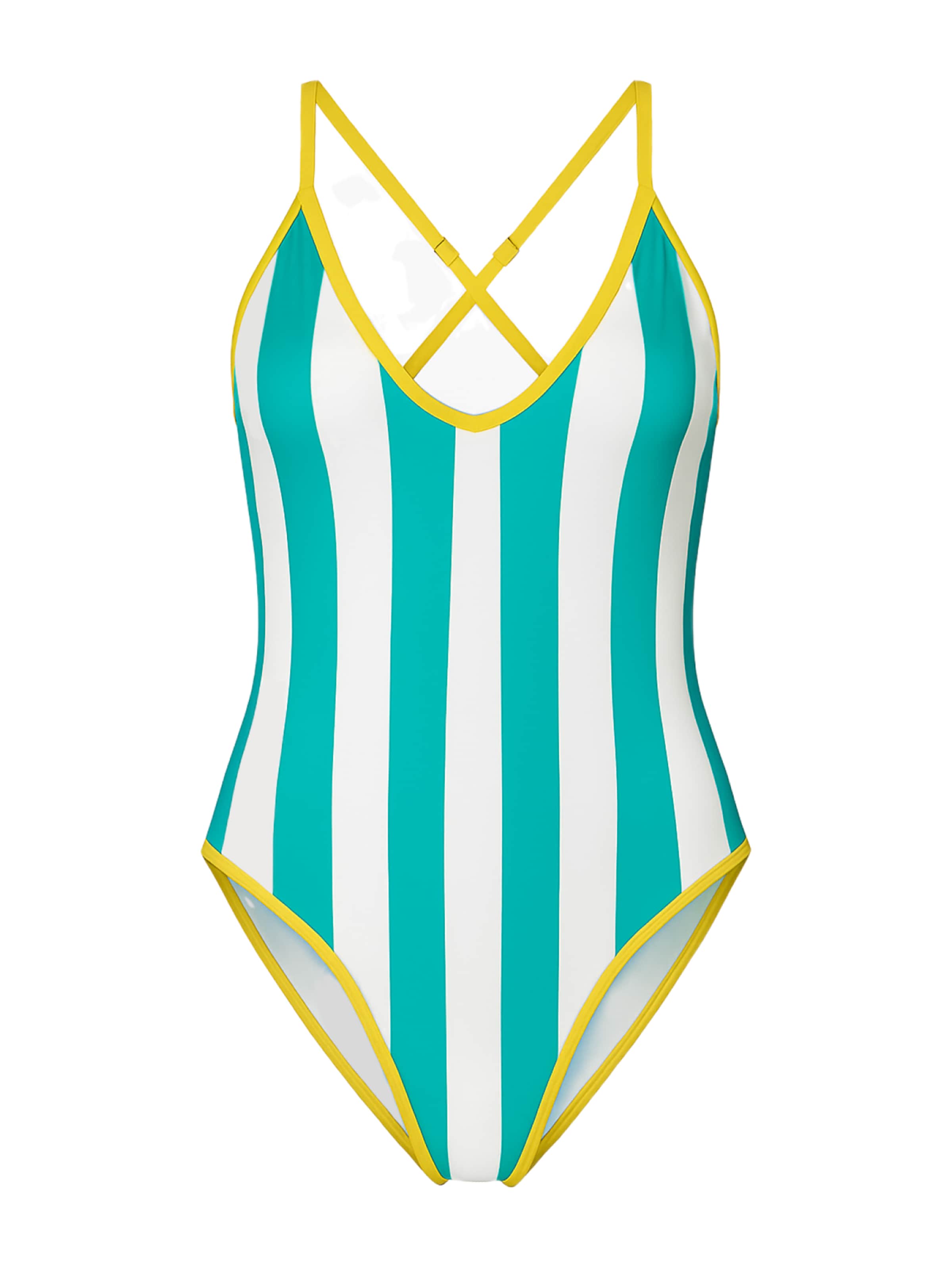 C&City Badeanzug in Grün: Vorderseite