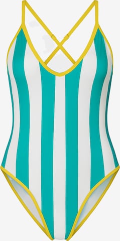 Maillot de bain C&City en vert : devant