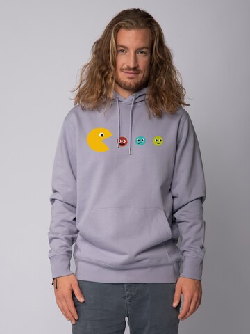 Watapparel Sweatshirt ' Pacmännchen ' in Purple: front
