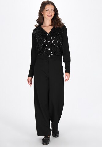 FELIPA Knit cardigan in Black