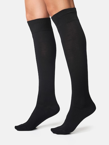Chaussettes montantes ' Bambus ' Nur Die en noir