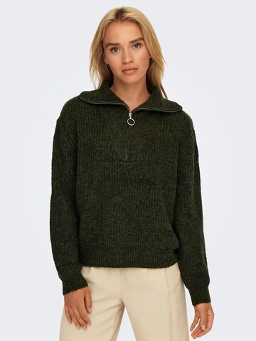 Pull-over 'BAKER' ONLY en vert : devant