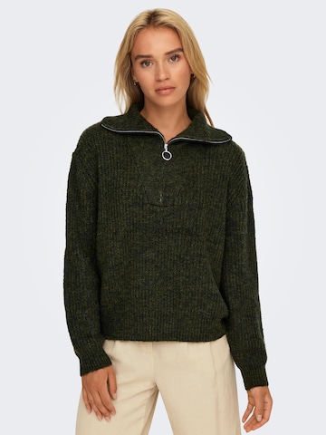 ONLY Sweater 'BAKER' in Green: front