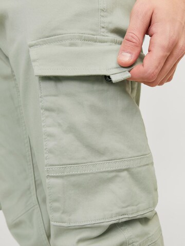 JACK & JONES Tapered Cargobroek 'Paul Flake' in Groen