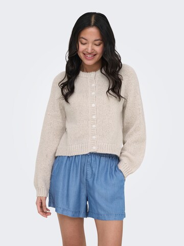 ONLY Strickjacke 'ONLALYSSA ' in Beige: Vorderseite